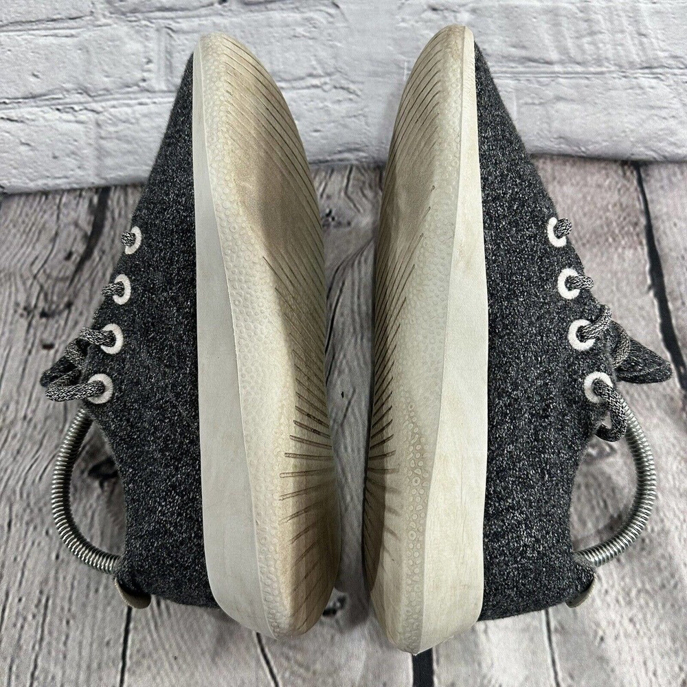 AllBirds Wool Runners Grey Running Shoes Sneakers Size 7 - Picture 5 of 9